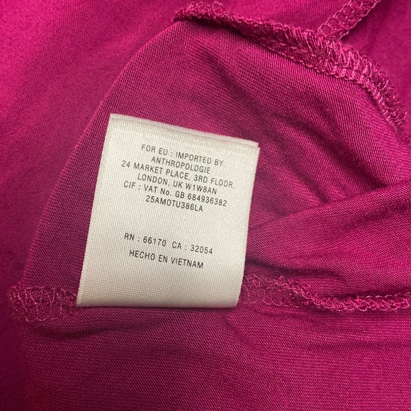 Anthro / Postmark Magenta Pink “Jamison Henley” - Picture 5 of 8